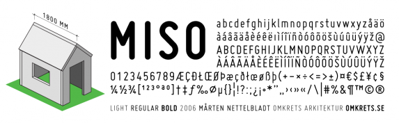 Miso typeface